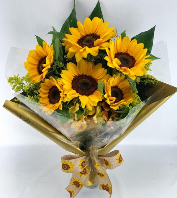 Buquê de 6 Girassóis