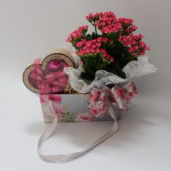 Caixa com Flor e Bombom