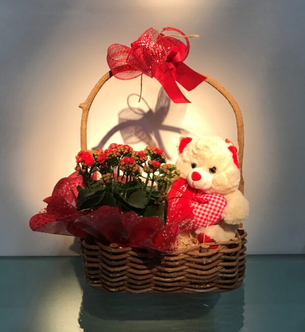 Cesta de Flor Amorzinho