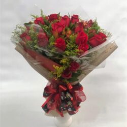 Buquê de Rosas com 15 Botões